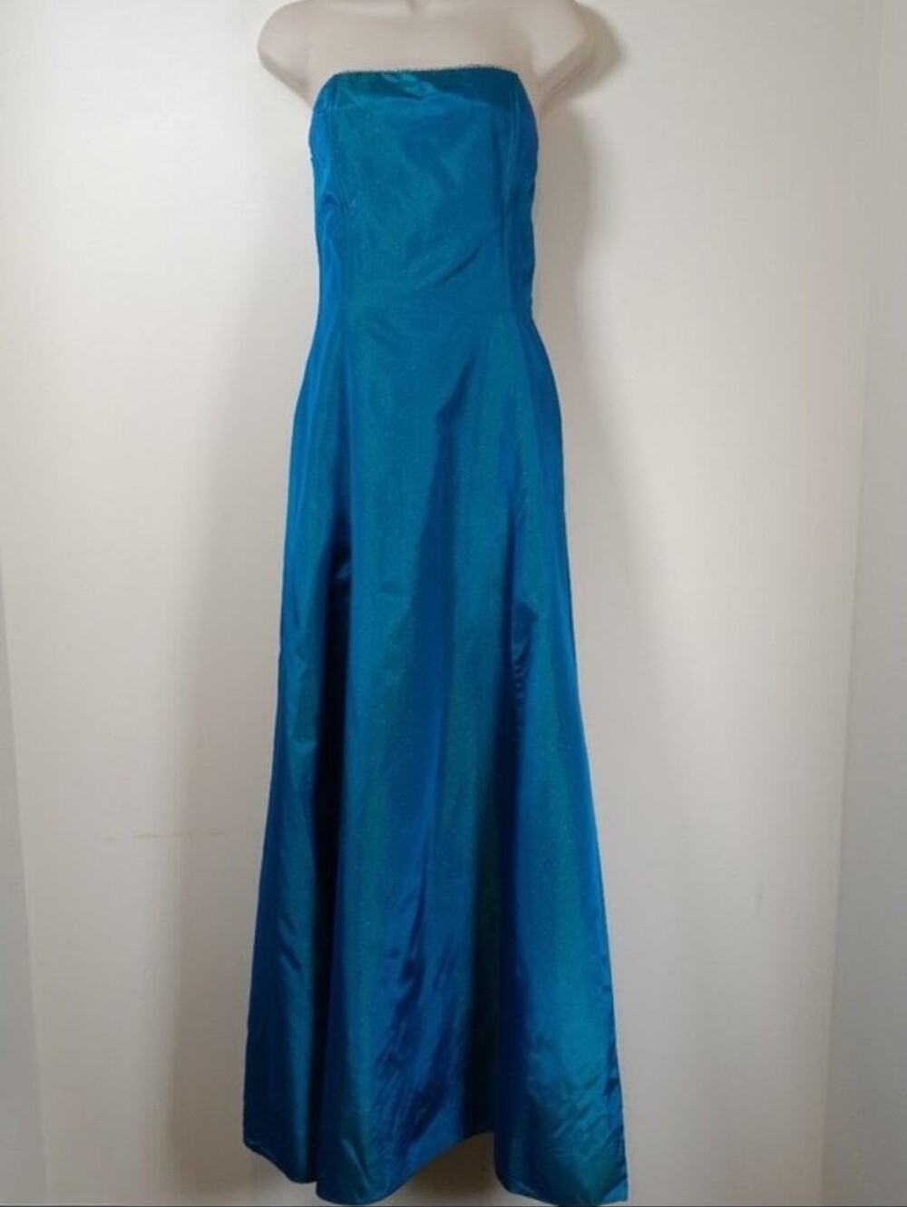 Jessica McClintock Gunny Sax Glitter & Rhinestone Strapless Dress *Flaws*